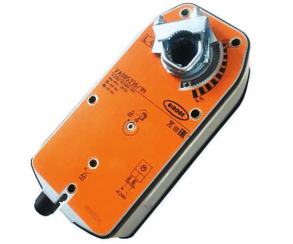 Электропривод AIRONE VA08S24S с пружинным возвратом с 2-мя доп. переключателями
