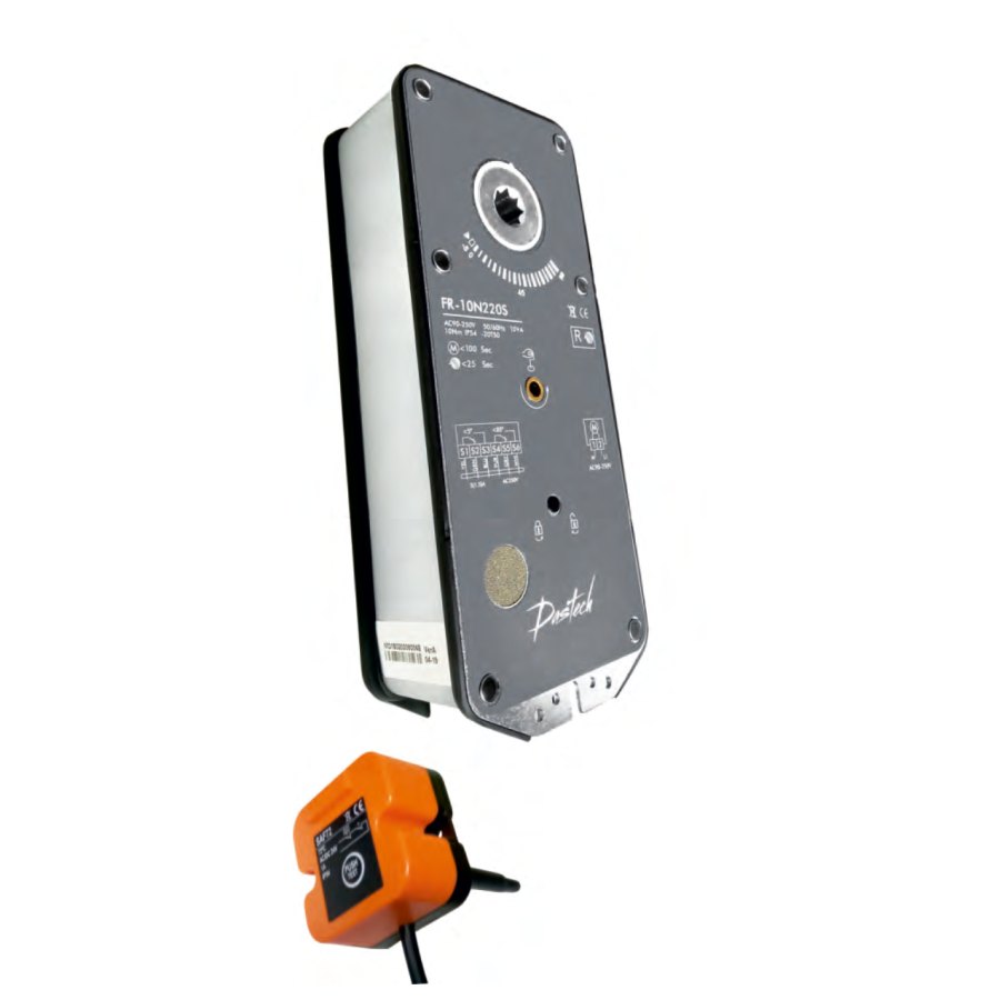 Электропривод Dastech FR-10N220ST 10 Н·м, 230 В, для противопожарных клапанов Электропривод Dastech FR-10N220ST 10 Н·м, 230 В, для противопожарных клапанов