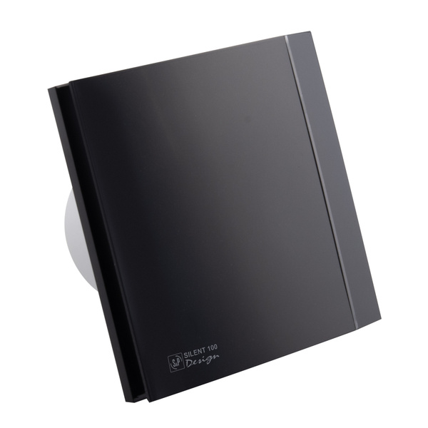 Накладной вентилятор Soler Palau SILENT-100 CZ MATT BLACK DESIGN 4C