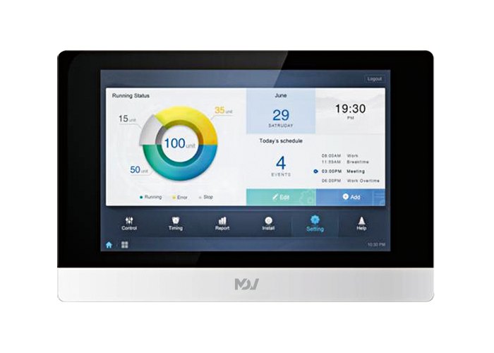 Кассетный четырёхпоточный внутренний блок VRF MDV MDI2-90Q4DHN1