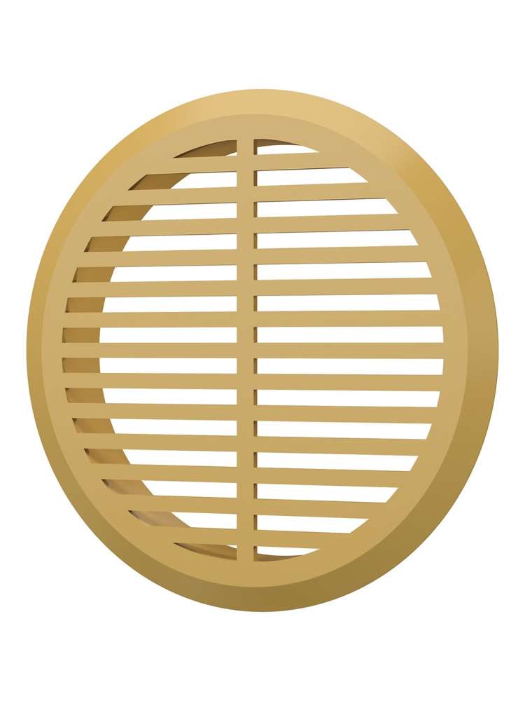 Решетка вентиляционная ДП фланец D45 переточная D50 пластик Beige 4 шт ERA