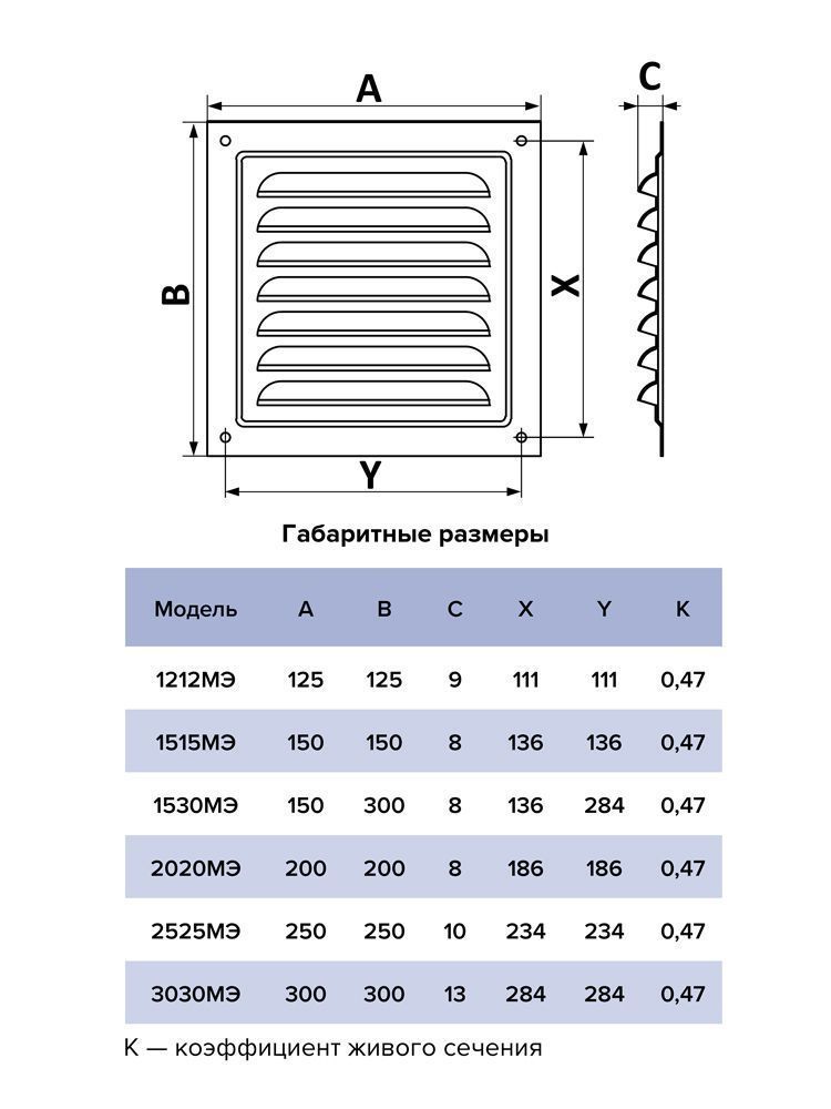 Решетка вентиляционная МЭ сетка 150х150 окрашенная сталь Brown ERA