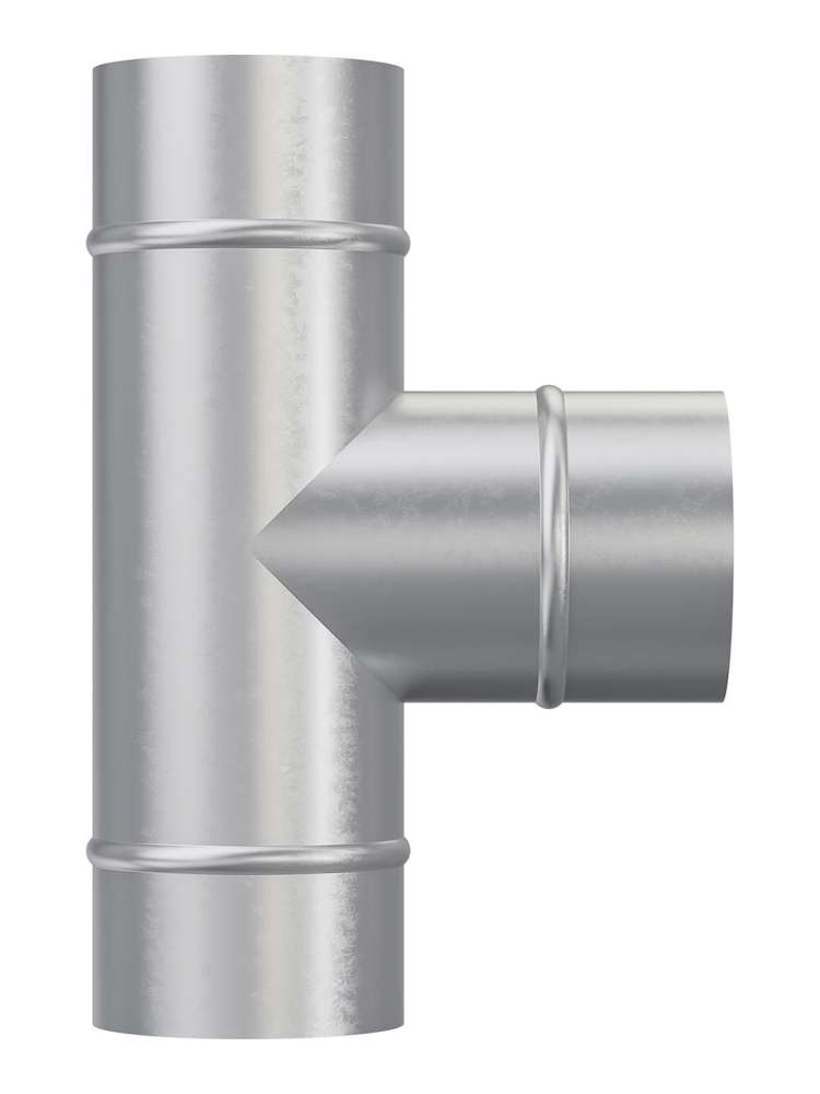 Тройник TPG D250 оцинкованная сталь ERA PRO