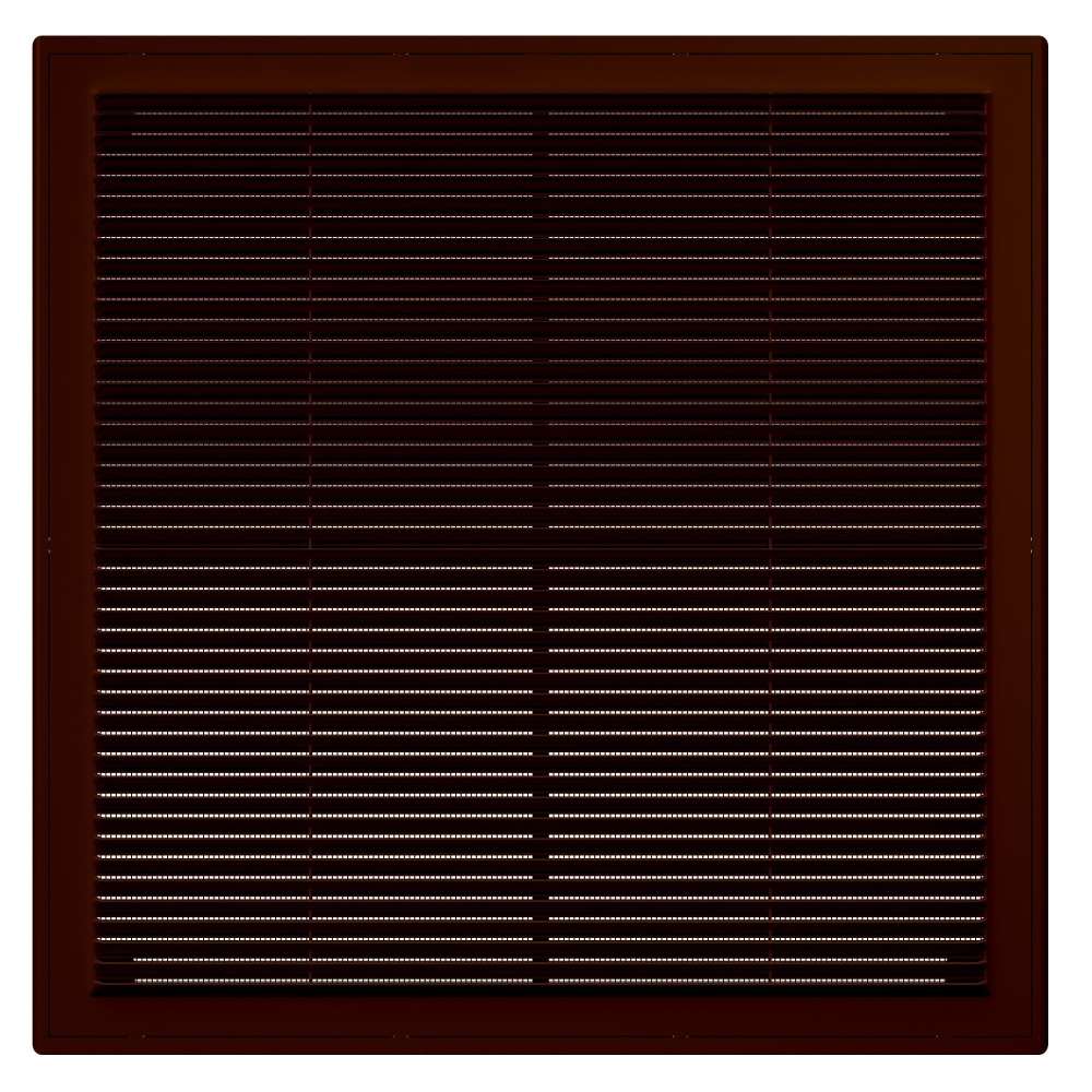 Решетка вентиляционная Р сетка разъемная 400х400 пластик Brown ERA