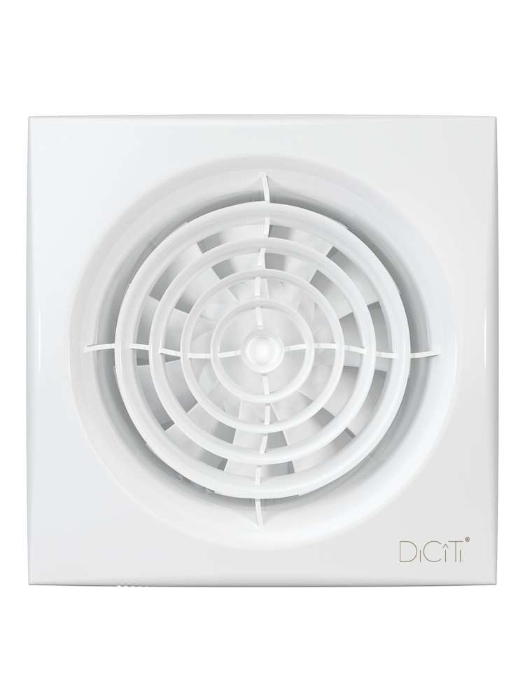 Вентилятор накладной AURA D125 обратный клапан DICITI
