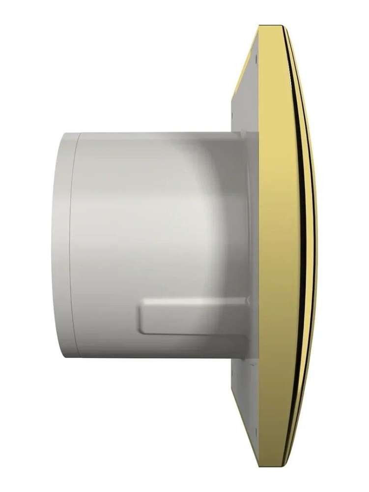 Вентилятор накладной AURA, обратный клапан, D125, Gold, DICITI