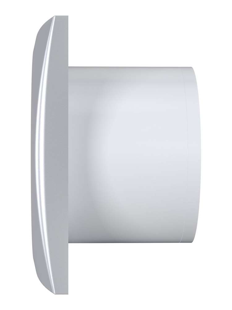 Вентилятор накладной AURA D125 обратный клапан Gray metal DICITI