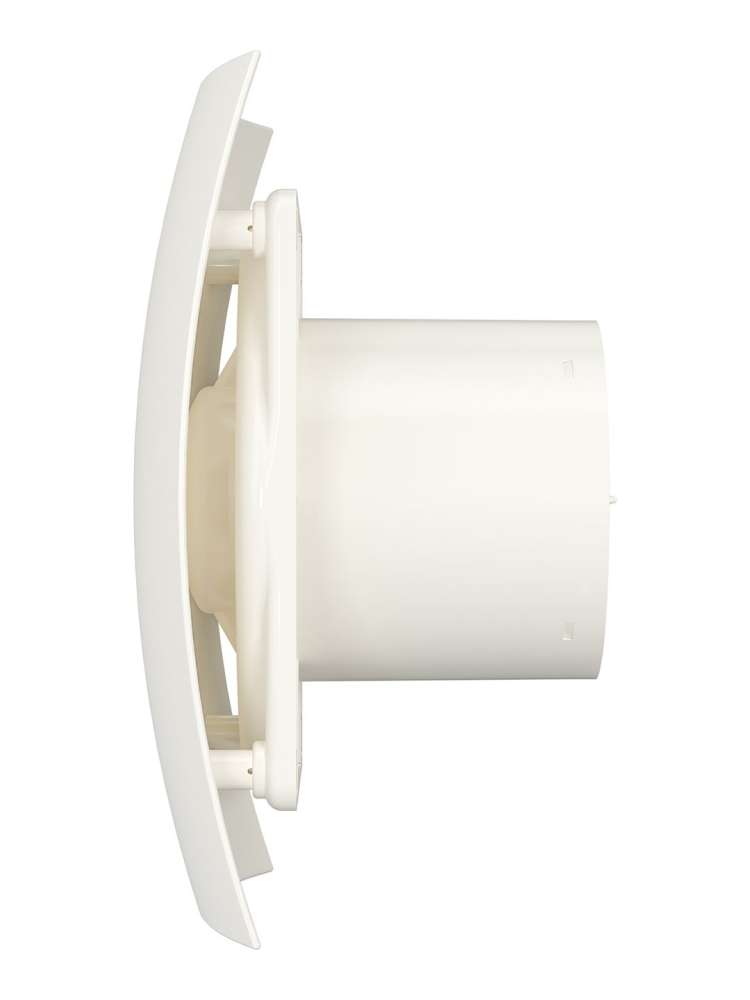 Вентилятор накладной BREEZE D100 обратный клапан Ivory DICITI