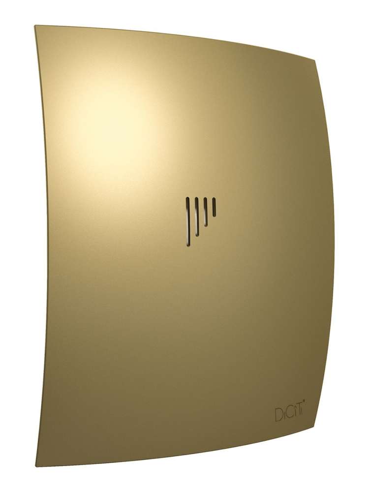 Вентилятор накладной BREEZE D125 обратный клапан Champagne DICITI