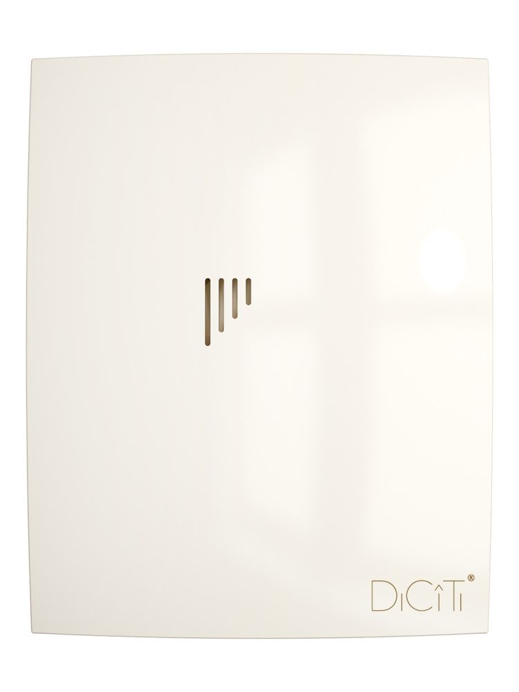 Вентилятор накладной BREEZE D125 обратный клапан Ivory DICITI