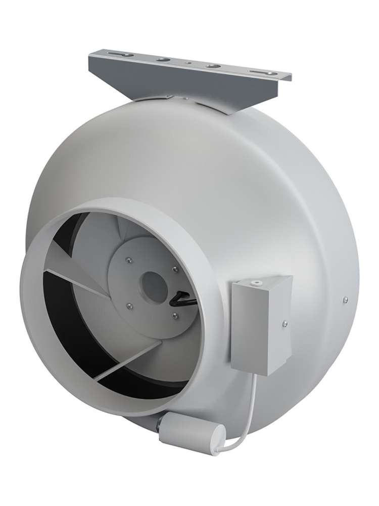 Вентилятор канальный CYCLONE D250 центробежный пластиковый корпус ERA PRO