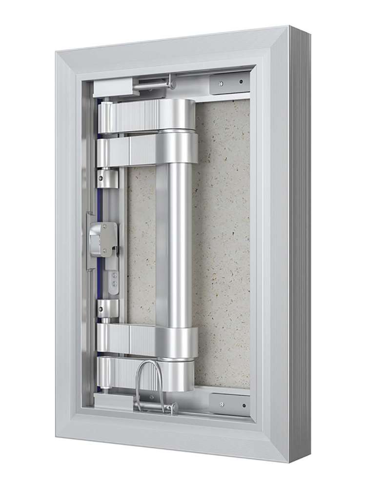 Люк ревизионный D C ERAmo Optimum 200х300 скрытый монтаж петля алюминий EVECS