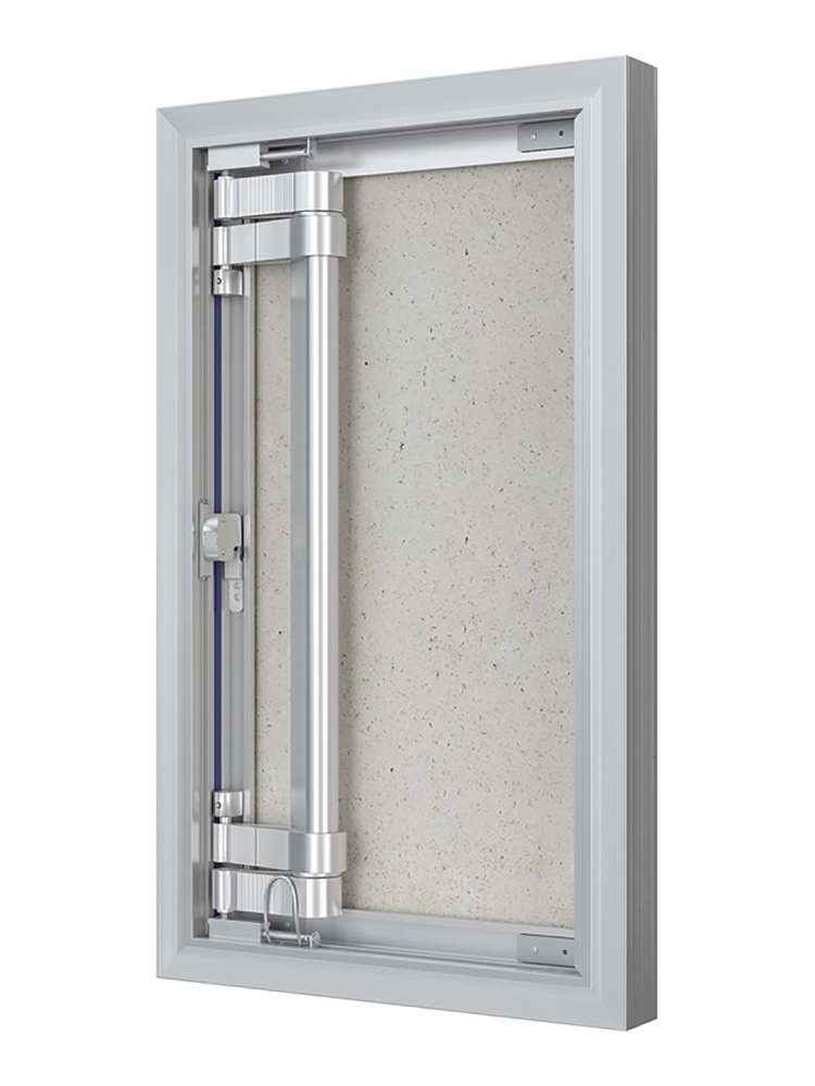 Люк ревизионный D C ERAmo Optimum 300х500 скрытый монтаж петля алюминий EVECS