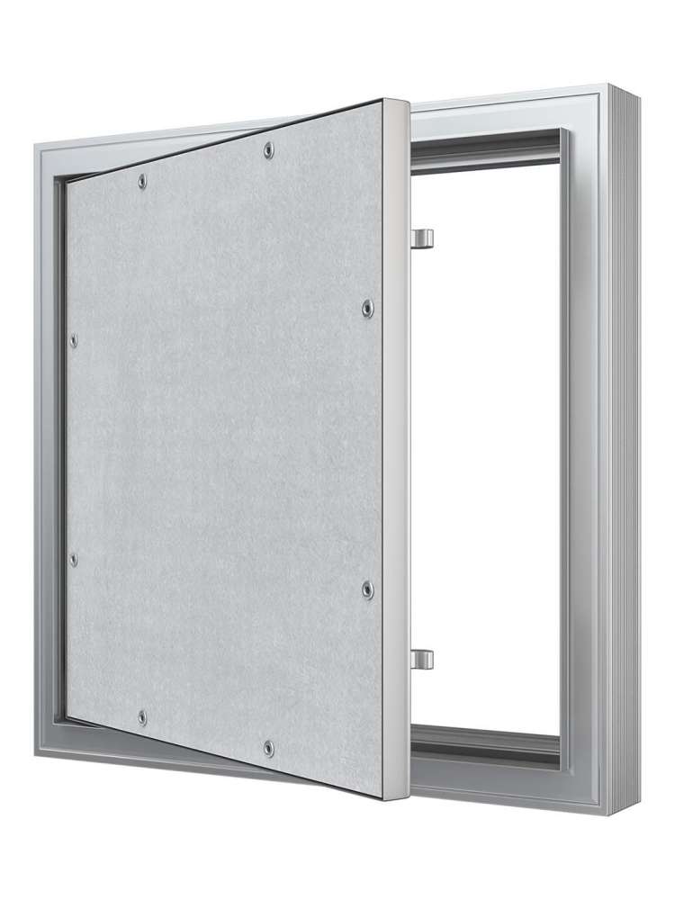 Люк ревизионный D C ERAmo Comfort 300х600 скрытый монтаж усиленная петля алюминий EVECS