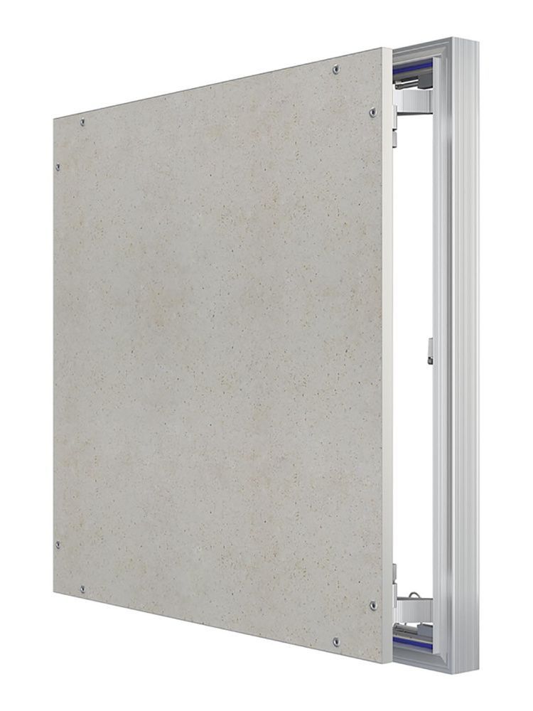 Люк ревизионный D C ERAmo Optimum 600х600 скрытый монтаж петля алюминий EVECS