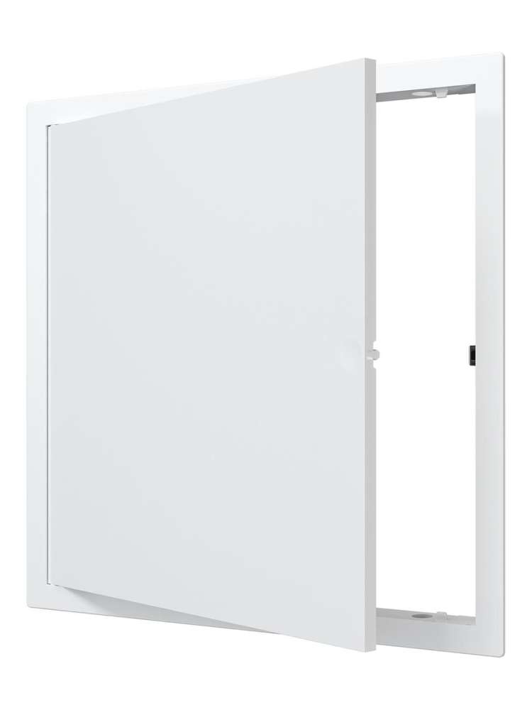 Люк ревизионный LN фланец 300х300 нажимной 327х327 пластик EVECS