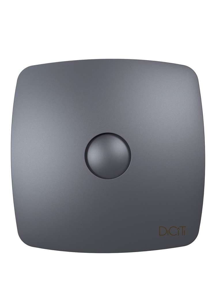 Вентилятор накладной RIO D100 обратный клапан Dark gray metal DICITI
