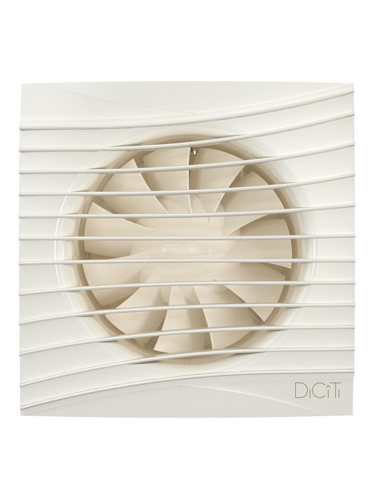 Вентилятор накладной SILENT D100 обратный клапан Ivory DICITI