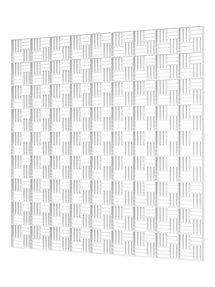 Решетка вентиляционная ПДП fusion потолочная 595х595 пластик ERA