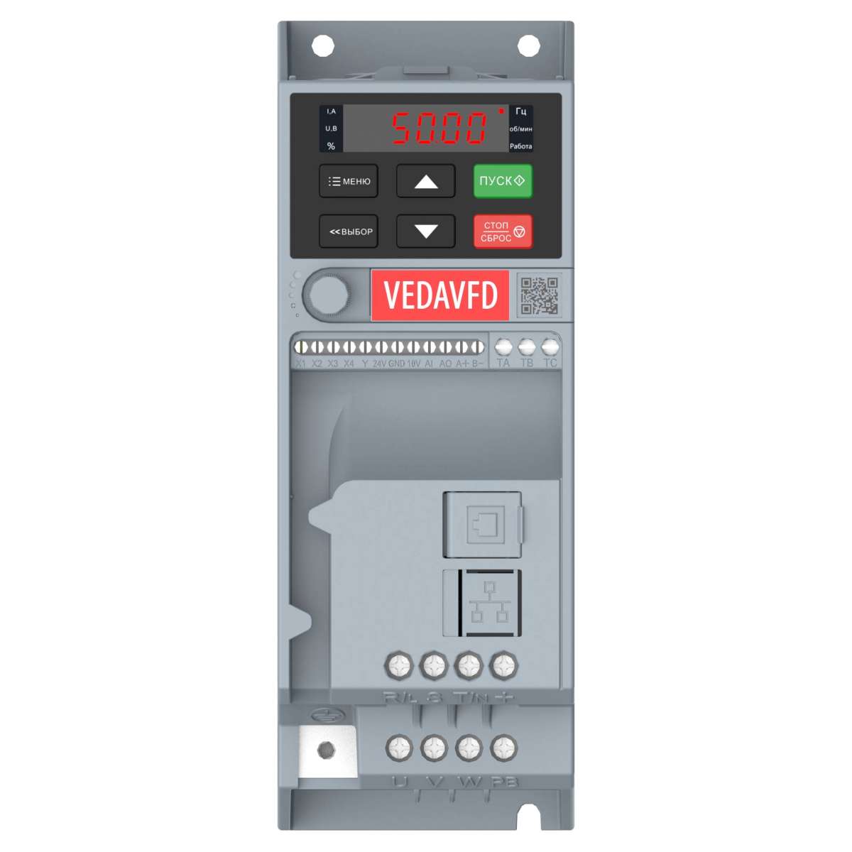 Преобразователь частотный VEDA Drive VF-51 1,5 кВт (380В,3 фазы)