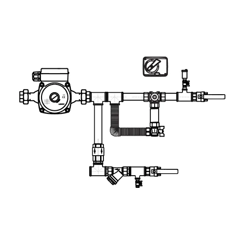 Узел регулирования для тепловой завесы AIRS 80-10-25-3-S-TZ-6