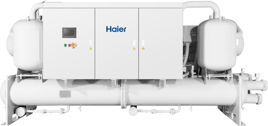 Винтовой чиллер Haier CIWP1260MFBEACANR с водяным охлаждением Винтовой чиллер Haier CIWP1260MFBEACANR с водяным охлаждением