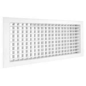 Настенная двурядная решётка ZILON 2 WA 600*100