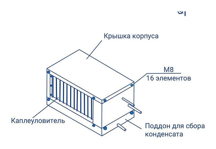 Охладитель фреоновый CF 800x500 16,4 кВт ERA PRO