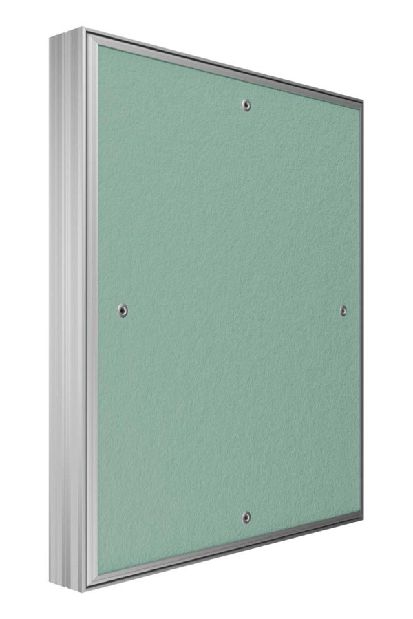 Люк ревизионный D Ceramo Base 500х600 скрытый монтаж съемный алюминий EVECS