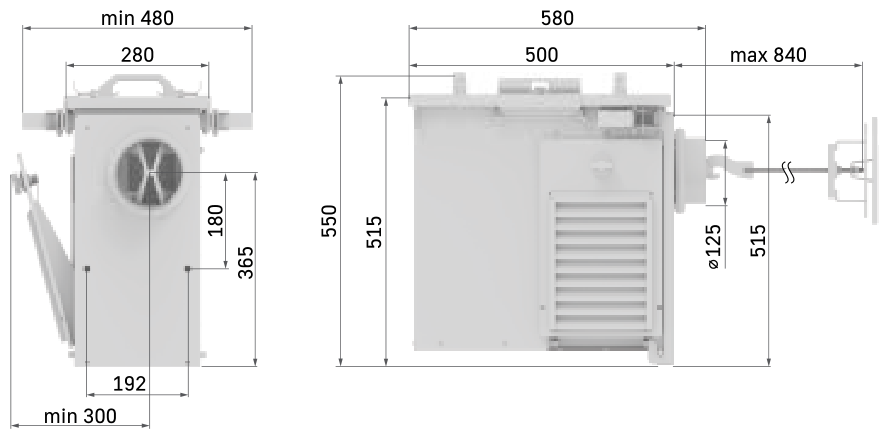 Габаритные размеры Satellite 2
